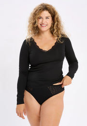 T-shirt Thermique Manches Longues Warm Noir