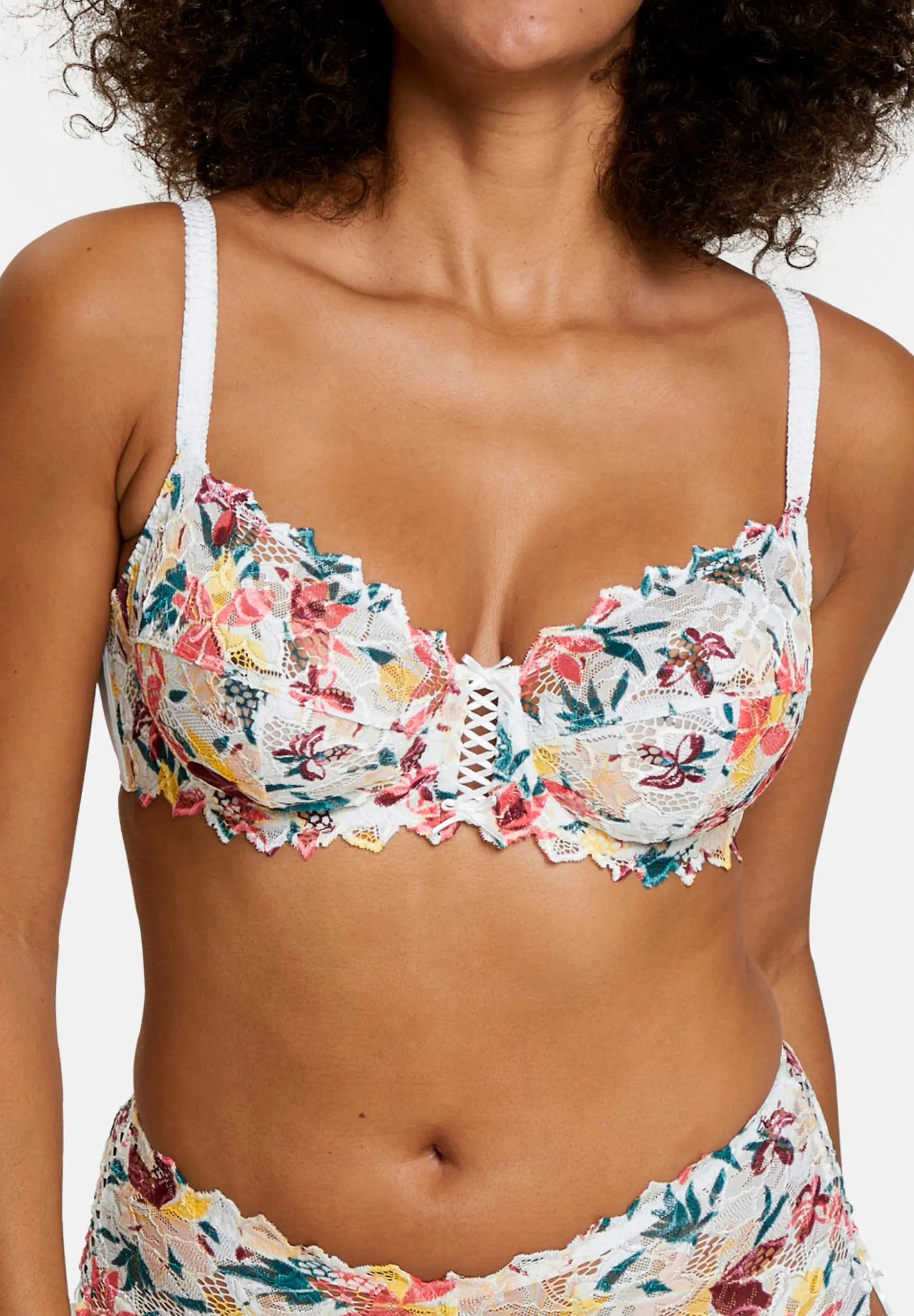Soutien-gorge emboîtant Arum Mosaïc Imprimé Floral Magnolia