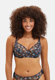 Soutien-gorge emboîtant Suzie Fantaisie Imprimé Floral Gipsy Bleu Marine