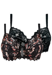 Lot de 2 soutiens-gorge Duo Arum Cabaret & Arum Noir