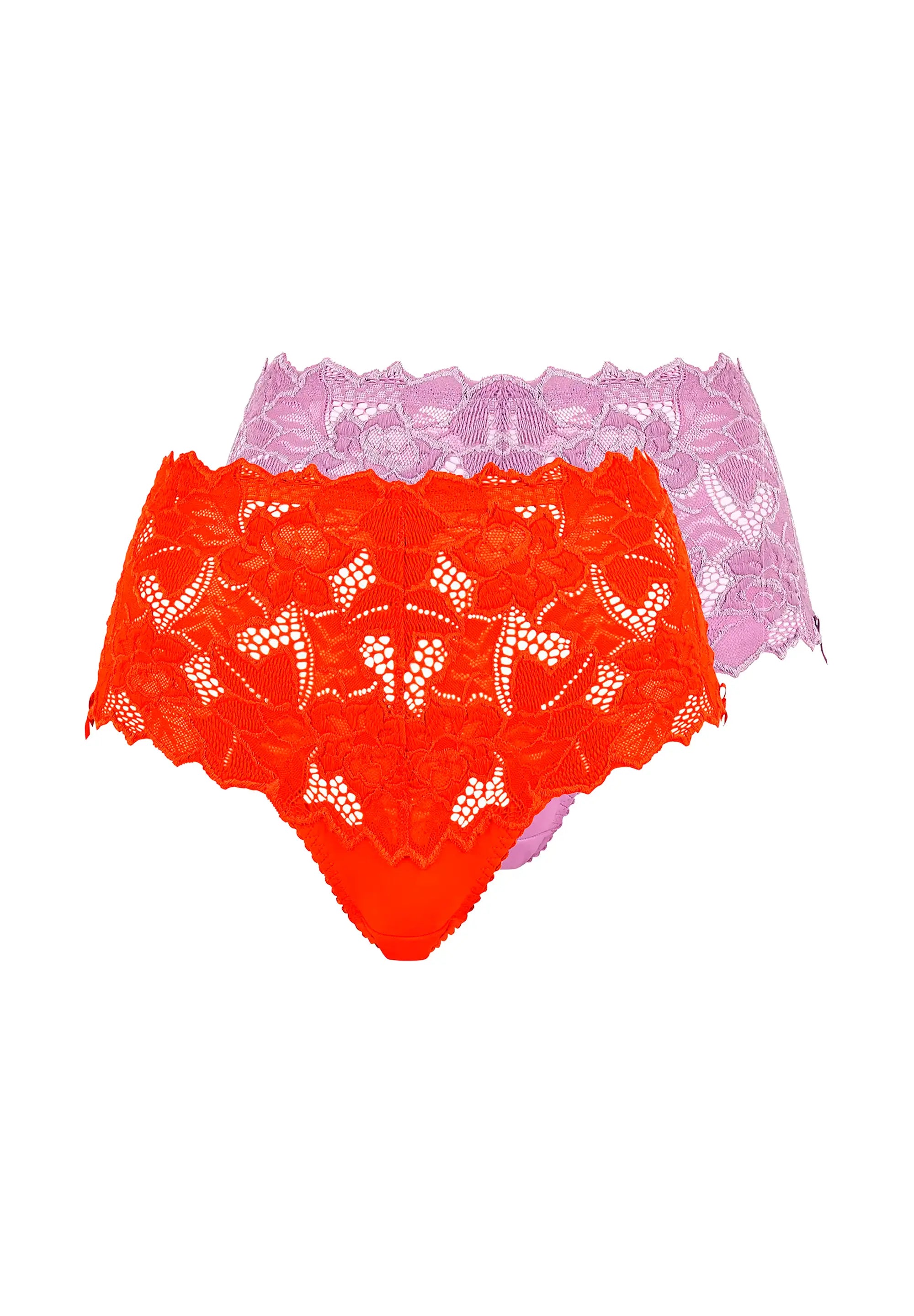 Lot de 2 culottes Arum Orange Mandarine et Lavande