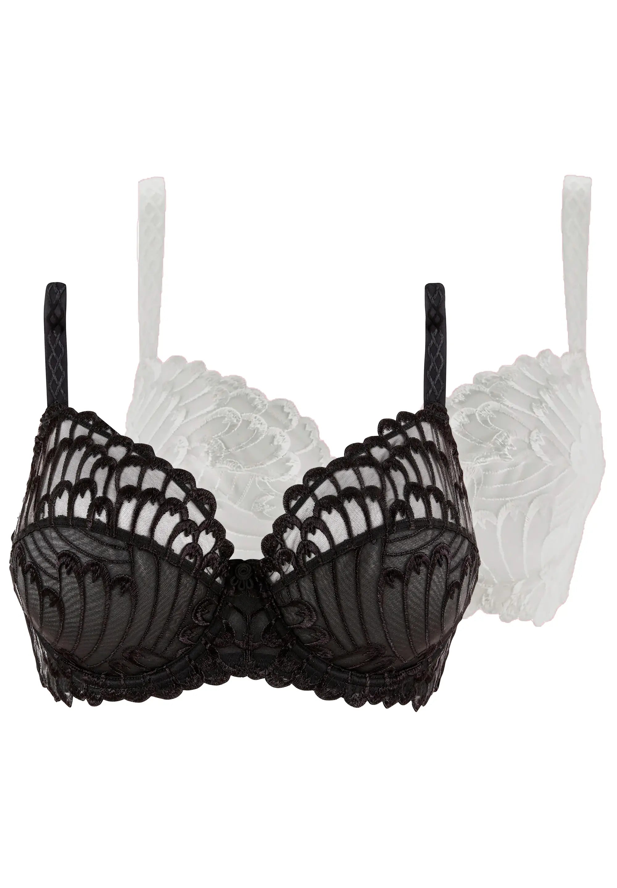 Lot de 2 soutiens-gorge Duo Narcisse Noir et Ivoire