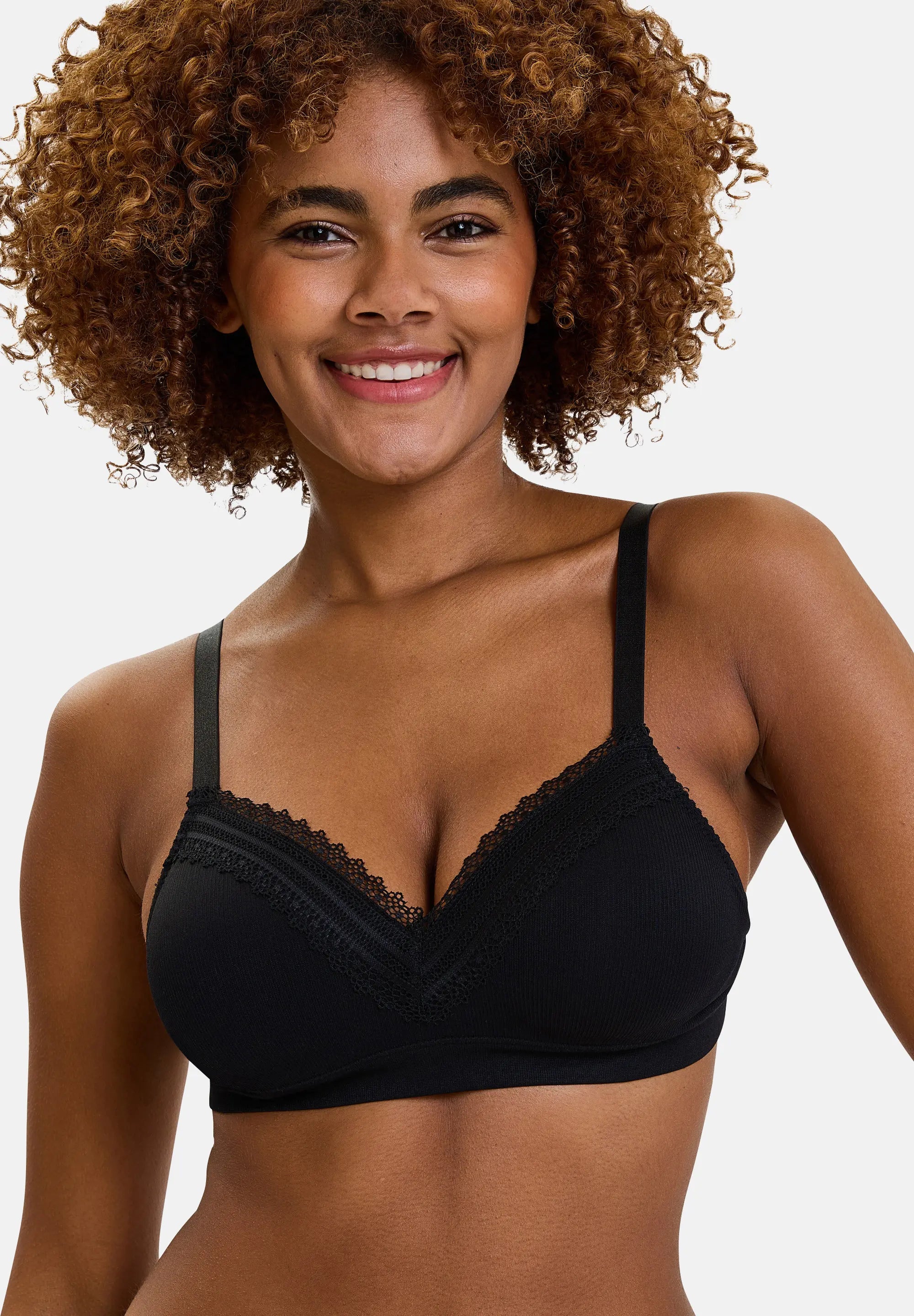 Brassière sans armatures Agathe Noir