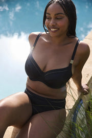 Haut de maillot de bain avec armatures Speekaboo Shape Noir