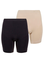 Lot de 2 shorts anti-frottements Noir et Skin