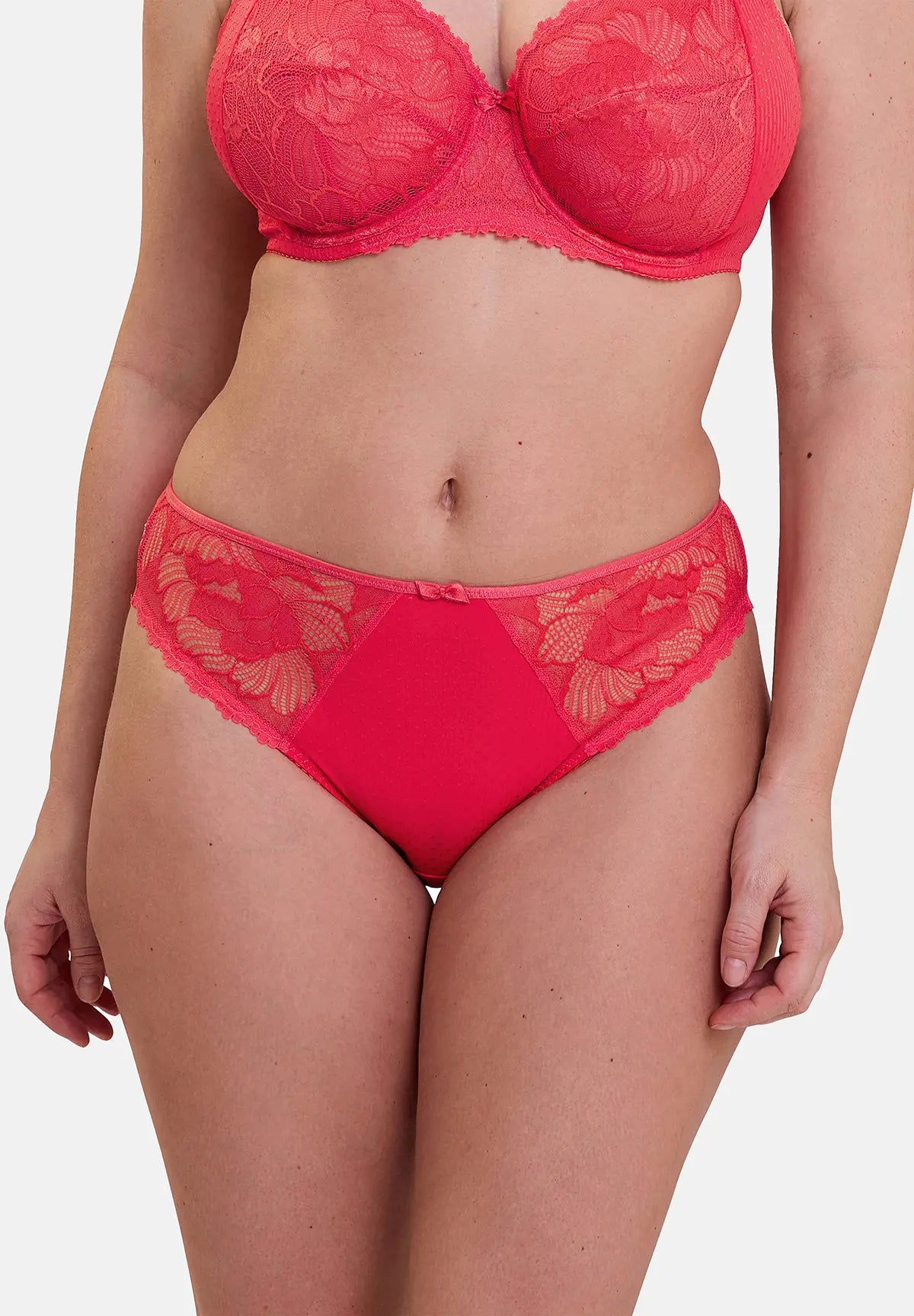 Slip Capucine Rose Sharon et Geranium