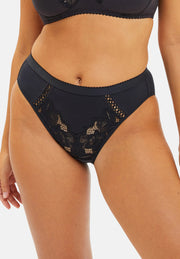 Slip Coton d'Arum Noir