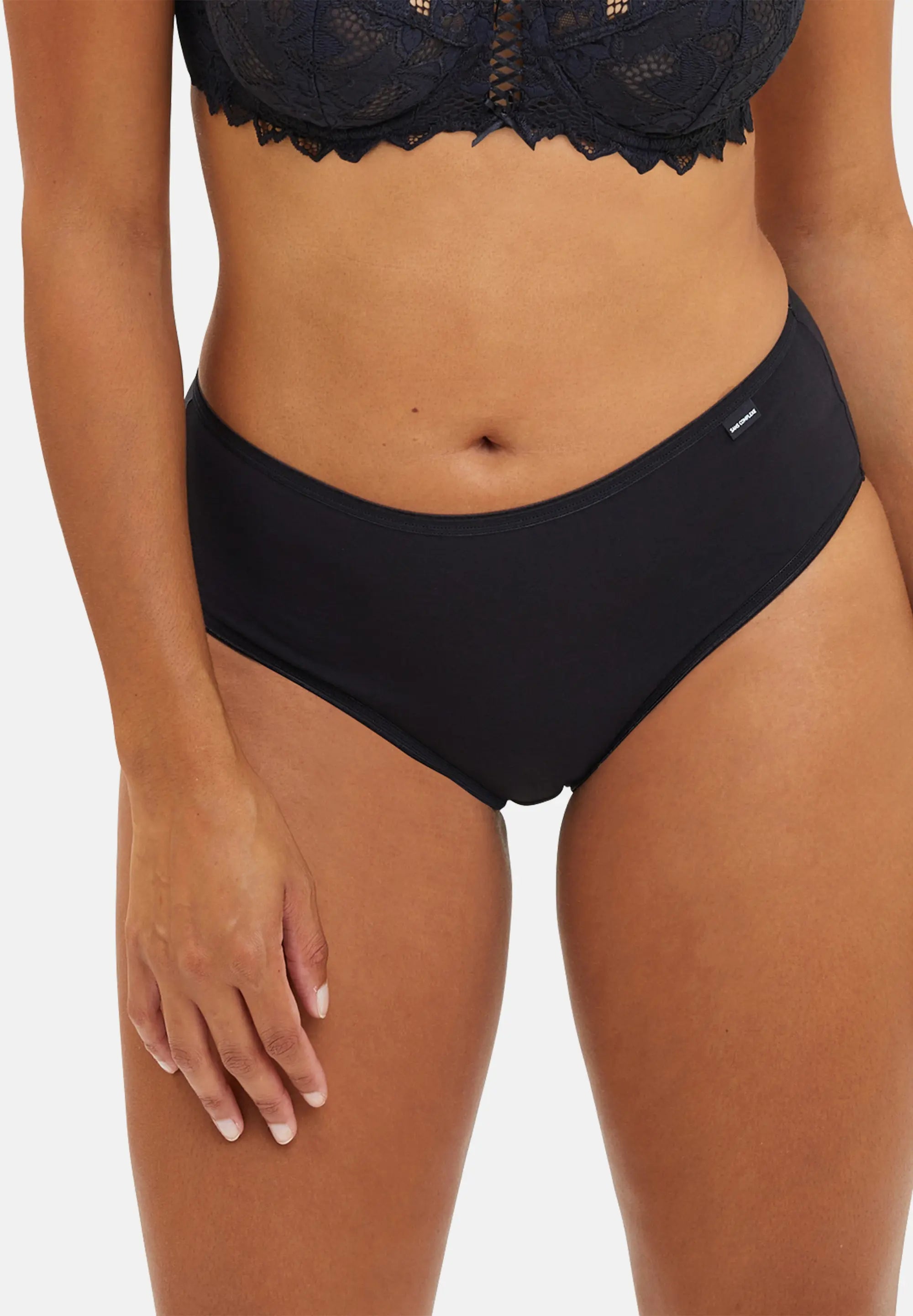 Slip - Lot de 3 Simplement Coton Noir