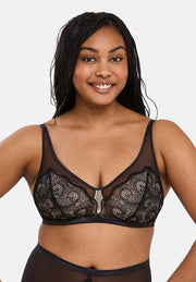 Soutien-gorge emboîtant sans armatures Serena Noir / Peau